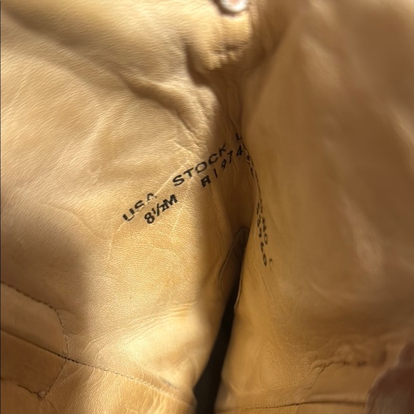 Corral Brown Western Cowboy Boots with White Embroidery - Picture 3 of 3